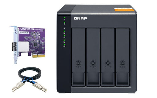 EAN 0885022017928 - QNAP TL-D400S Carcasa de disco duro/SSD Negro 2.5/3.5" imagen 1