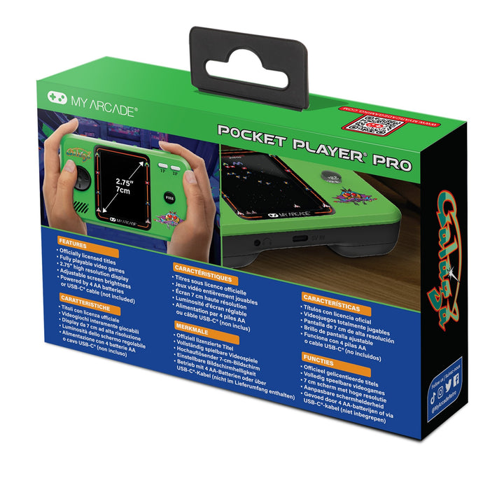 EAN 845620041992 - My Arcade GALAGA Pocket Player Pro videoconsola portátil 6,98 cm (2.75") Multicolor imagen 7