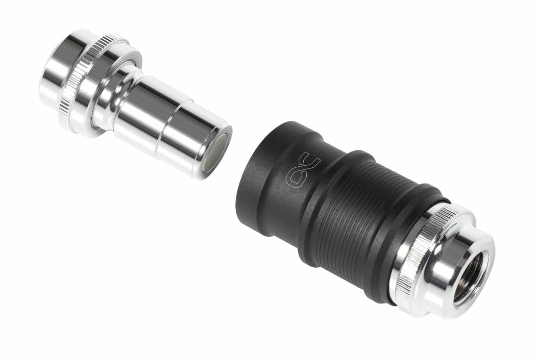 Alphacool Es Cierre Rápido Blh1a Pushin Set Ig-Ig, Conexión Negro (Mate)/Cromo 13857