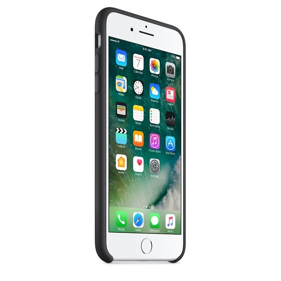 Appleâ Funda Iphone 7 Plus Silicona Negro  Mmqr2zm/A