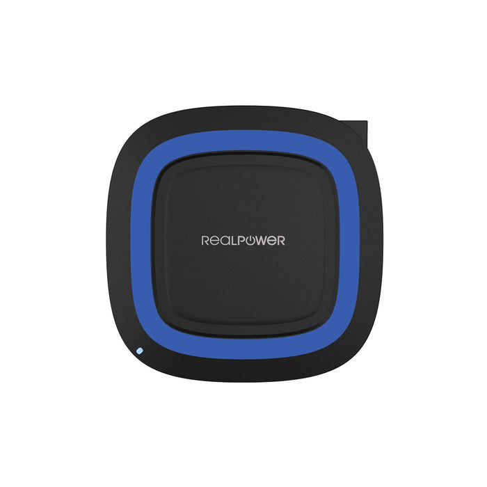 EAN 4040895005625 - RealPower FreeCharge-10 Smartphone Negro Corriente alterna Cargador inalámbrico Carga rápida Interior imagen 4