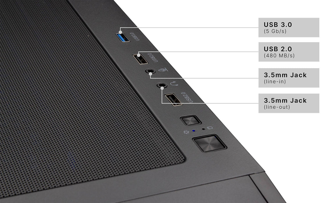 EAN 4046373906538 - CAPTIVA PC Ultimate Gaming I90-653 (i9-14900KF/RTX5090 32GB GDDR7/SSD 2TB/64GB/WLAN/Windows 11 Home 64-bi imagen 7