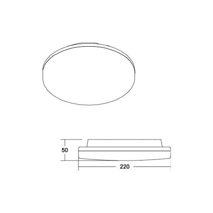 Brumberg 12510073 Ab-Downlight Byam Rund Ws 857 On Off 15w 230v Ip65