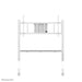 EAN 8717371443245 - Neomounts FL50-575WH1 mueble y soporte para dispositivo multimedia Blanco Carro/soporte de suelo con rued imagen 15