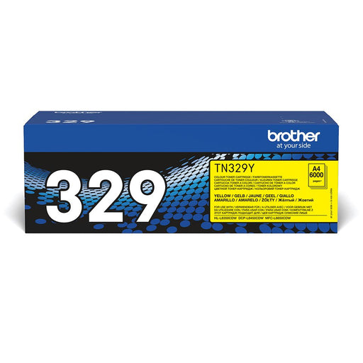 EAN 4977766736398 - Brother TN-329YTWIN cartucho de tóner 2 pieza(s) Original Amarillo imagen 2