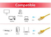 EAN 4015867204474 - Equip 606303 cable de red Amarillo 1 m Cat6a S/FTP (S-STP) imagen 3