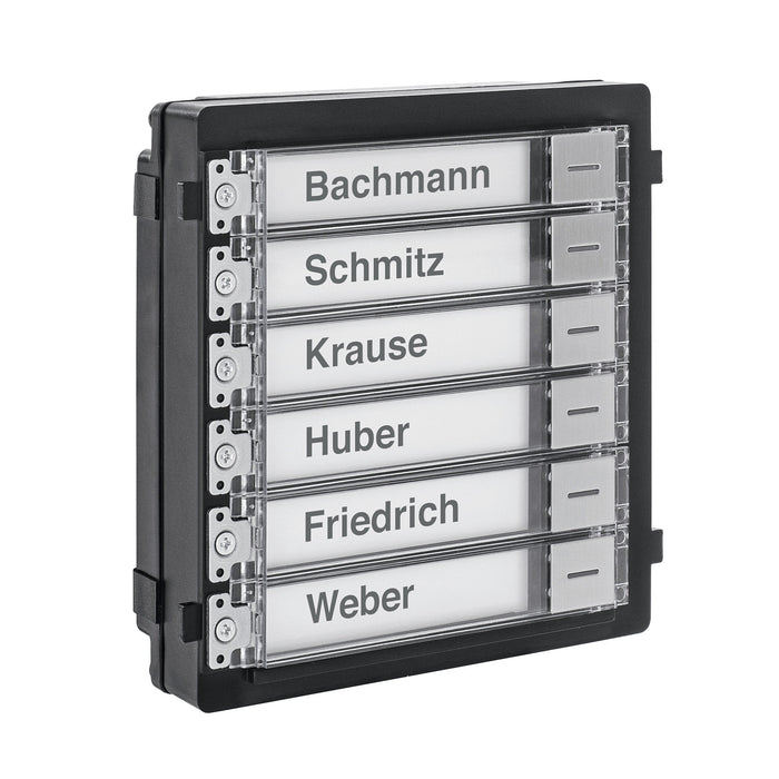 Abus Security-Center Klingeltastenmodul 6x Acero Inoxidable