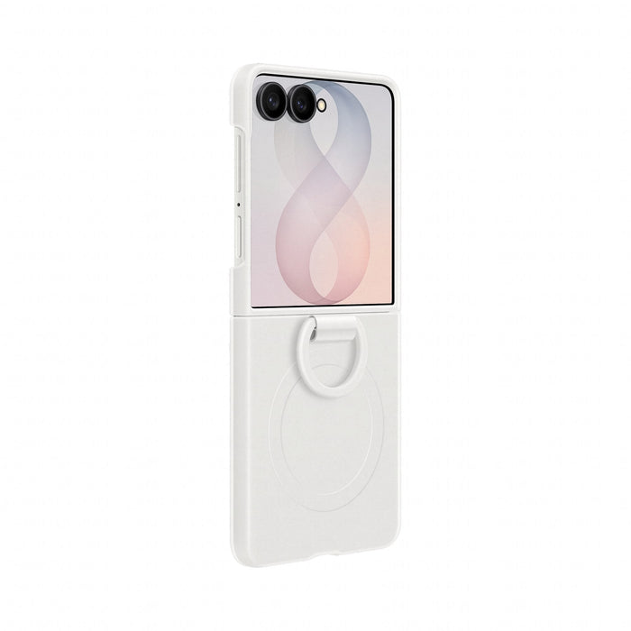 Samsung Silicone Ring Magnet Case Fr Galaxy Flip8 White