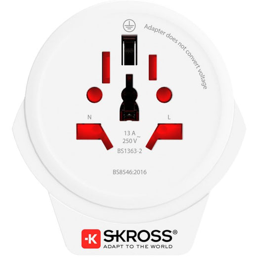 EAN 7640166323204 - Skross 1.500266 adaptador de enchufe eléctrico Tipo F Universal Blanco imagen 1