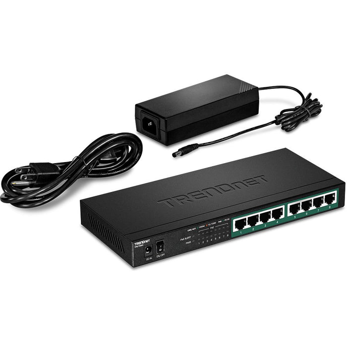 EAN 0710931162257 - Trendnet TPE-TG84 switch No administrado Gigabit Ethernet (10/100/1000) Energía sobre Ethernet (PoE) Negr imagen 5