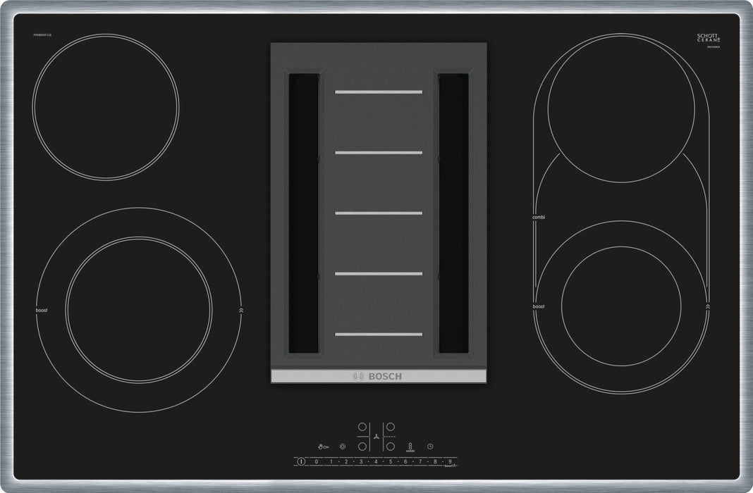 EAN 4242005058488 - Bosch PKM845F11E hobs Negro Integrado Con placa de inducción 4 zona(s) imagen 1