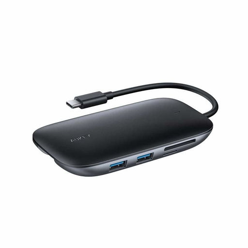 EAN 0608119197163 - AUKEY CB-C71 base para portátil y replicador de puertos Negro imagen 2