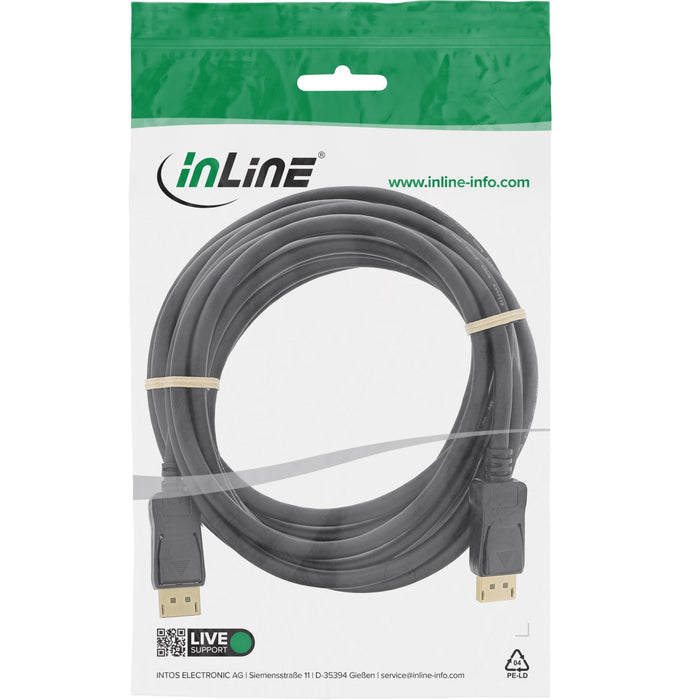 Cable Displayport Inline Negro 10m