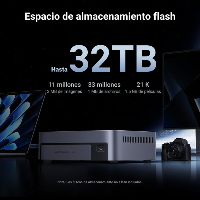 EAN 6941876267484 - Ugreen DXP480T Plus NAS Escritorio Intel® Core™ i5 8 GB DDR5 Gris imagen 5