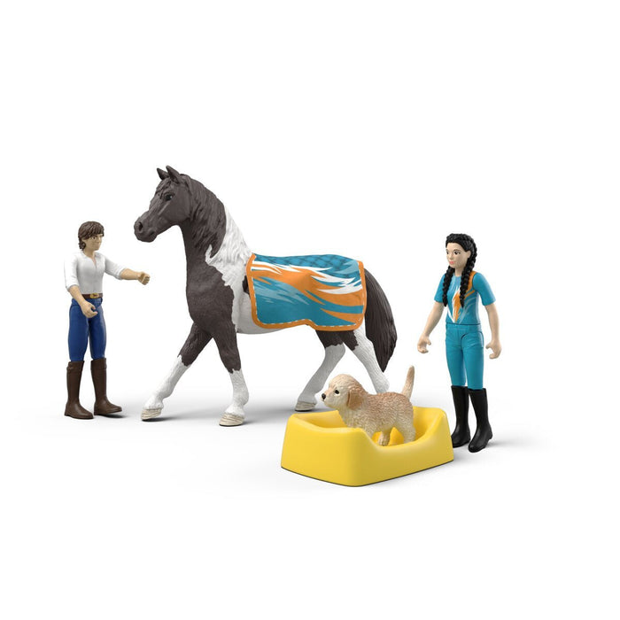 Schleich Horse Club Kim'S Voltigier Set 42799