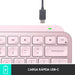 EAN 5099206101937 - Logitech MX Keys Mini teclado Oficina RF Wireless + Bluetooth QWERTY Español Rosa imagen 14