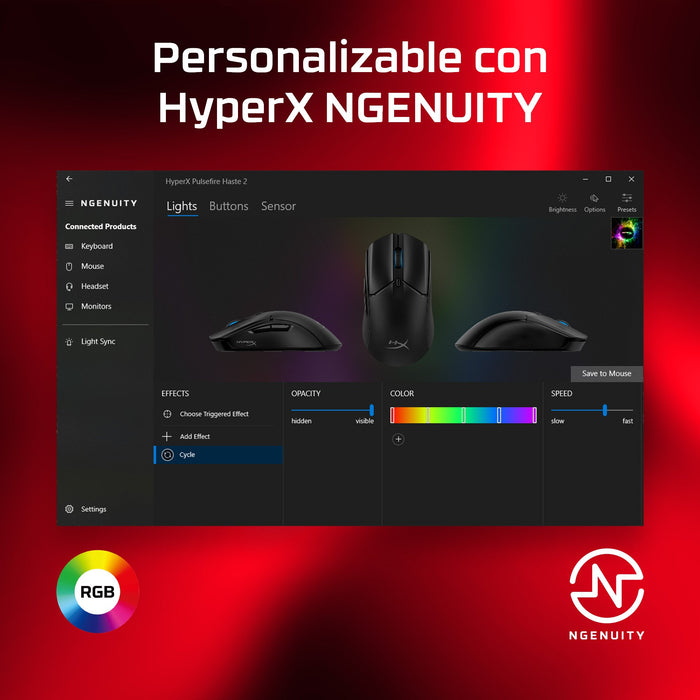 EAN 0196786272530 - HyperX Pulsefire Haste 2 Wired White Gaming Mouse ratón Juego Ambidextro USB tipo A 26000 DPI imagen 9