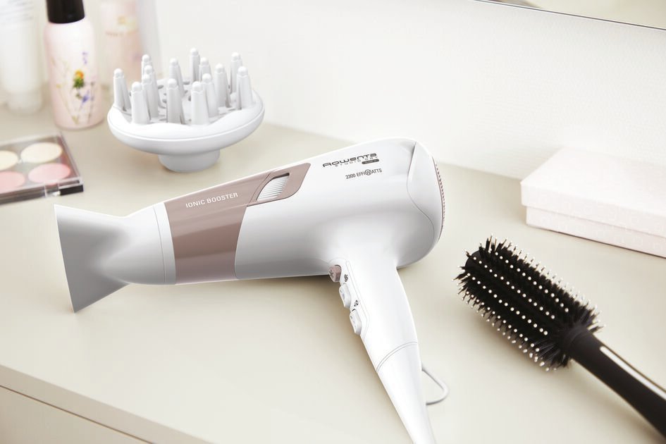 EAN 3121040078044 - Rowenta Studio Dry CV5830 secador 2300 W Beige, Blanco imagen 10