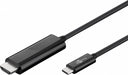 EAN 4040849775284 - Goobay 77528 adaptador de cable de vídeo 1,8 m USB Tipo C HDMI Negro imagen 1