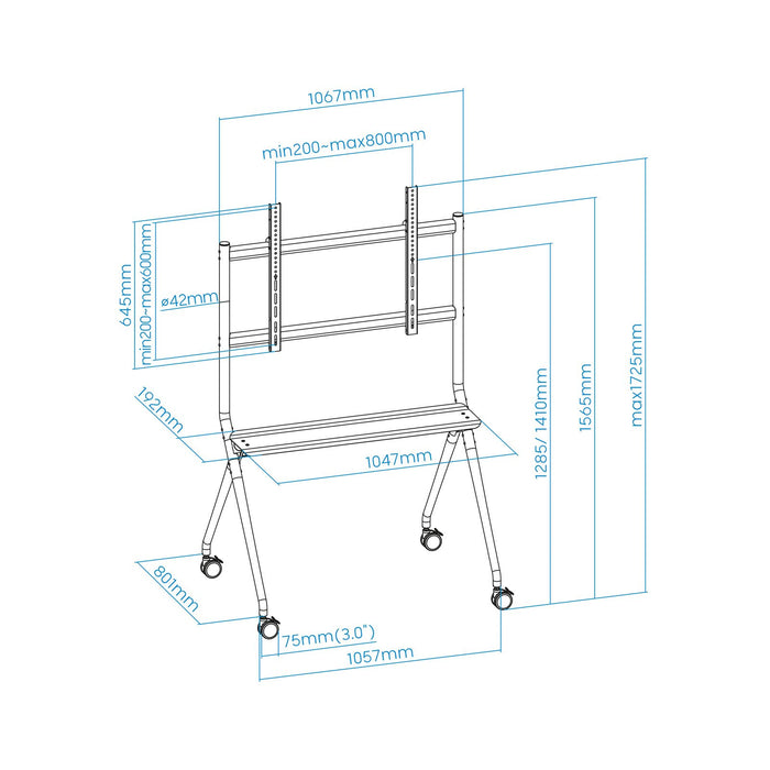 EAN 8433281013490 - TooQ iSTAND 2,18 m (86") imagen 4