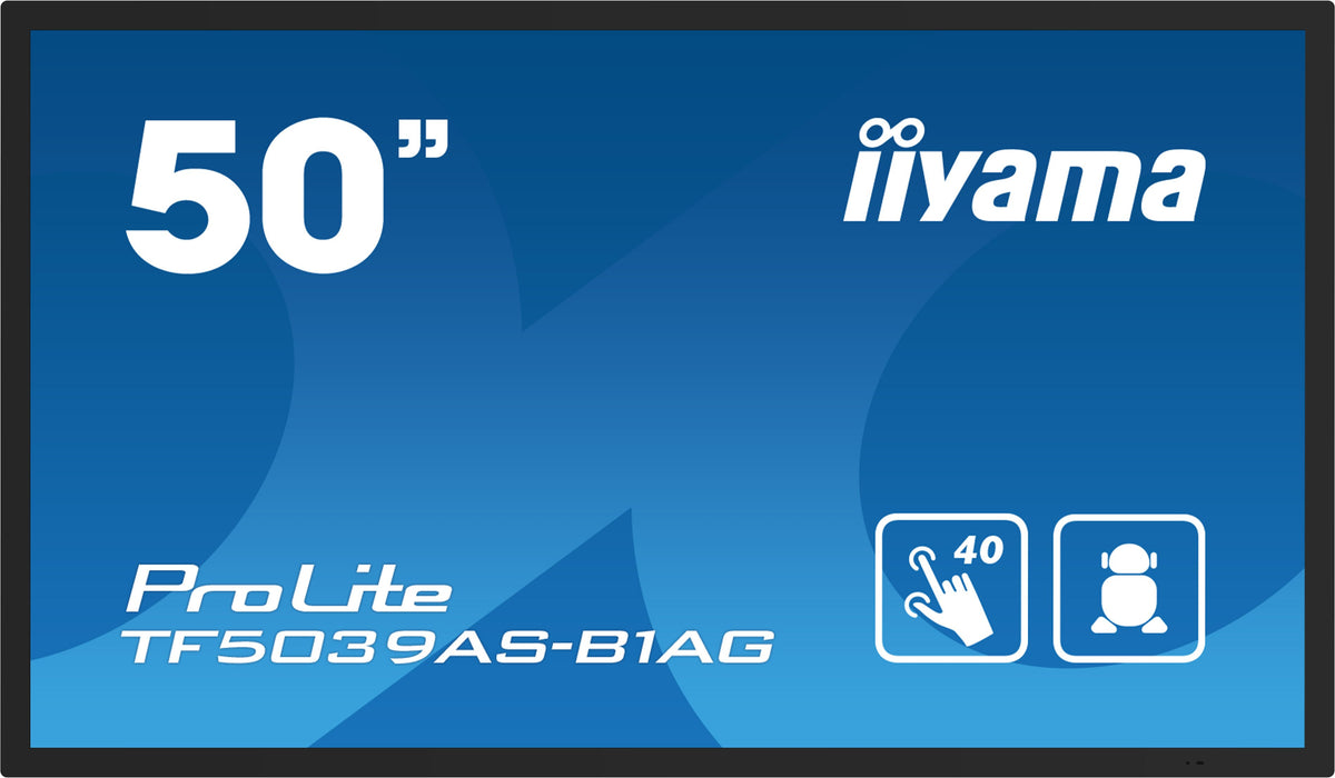 EAN 4948570123889 - iiyama TF5039AS-B1AG pantalla para PC 125,7 cm (49.5") 3840 x 2160 Pixeles 4K Ultra HD LED Pantalla tácti imagen 2