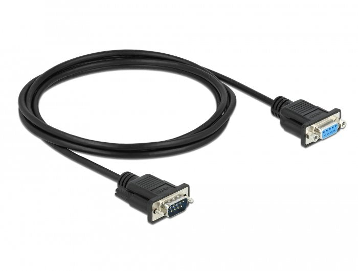 Delock Cable Rs-232 Sub-D9 Macho A Hembra Nullmodem 2 M