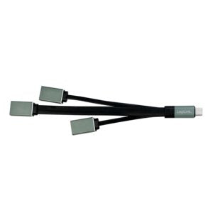 EAN 4052792048728 - LogiLink UA0315 hub de interfaz USB 3.2 Gen 1 (3.1 Gen 1) Type-C 5000 Mbit/s Negro, Gris imagen 3