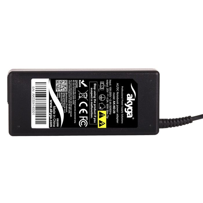 EAN 5901720133014 - Akyga AK-ND-29 adaptador e inversor de corriente Interior 90 W Negro imagen 6