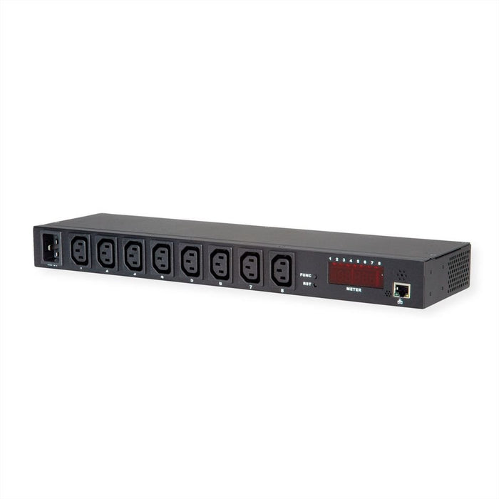 EAN 7630049610347 - VALUE 19.99.3420 unidad de distribución de energía (PDU) 8 salidas AC 1U Negro imagen 3