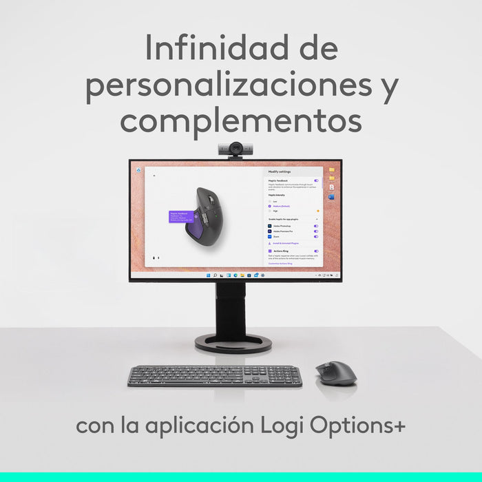 Ratón Logitech 910-007577 / Mx Mamer 4 For Mac Negro