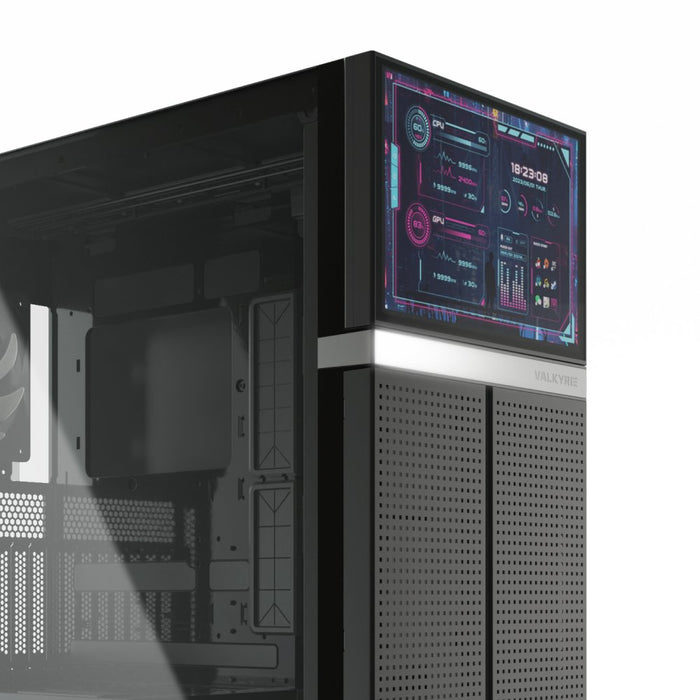 EAN 5298003821004 - Valkyrie VK02 LCD Black Midi Tower Negro imagen 4