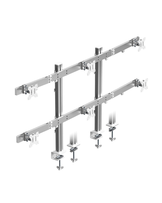 Icy Box Diamond Stand 666 Monitorständer Für 6 Monitore