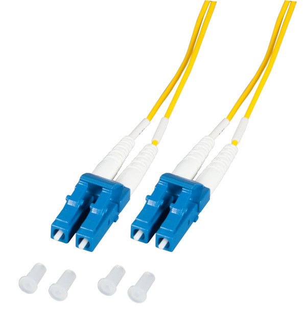 Efb Elektronik O0350.2-1.2 Cable De Fibra Optica 2 M Lszh Os2 2x Lc Amarillo