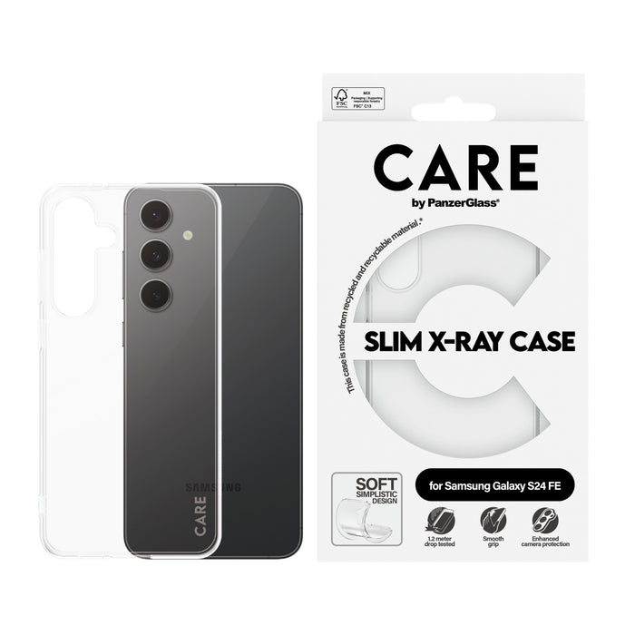 EAN 5715685012488 - PanzerGlass CARE™ by ® X-Ray Case Samsung Galaxy S24 FE 5G funda para teléfono móvil Transparente imagen 2