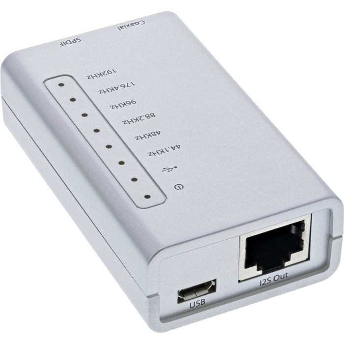 Adaptador De Audio Usb Inline Hd De 24 Bits 192 Khz A Convertidor Digital Coaxial / Toslink / I2s