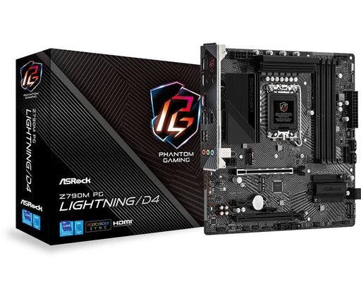 EAN 4710483940873 - Asrock Z790M PG Lightning/D4 Intel Z790 LGA 1700 micro ATX imagen 1