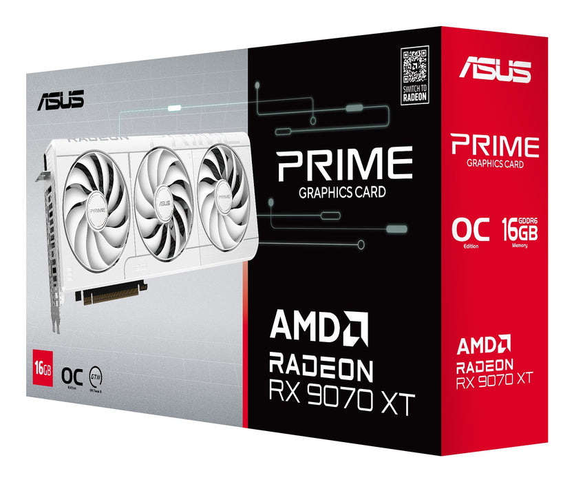 EAN 4711636234245 - ASUS Prime -RX9070XT-O16G-WHITE AMD Radeon RX 9070 XT 16 GB GDDR6 imagen 12