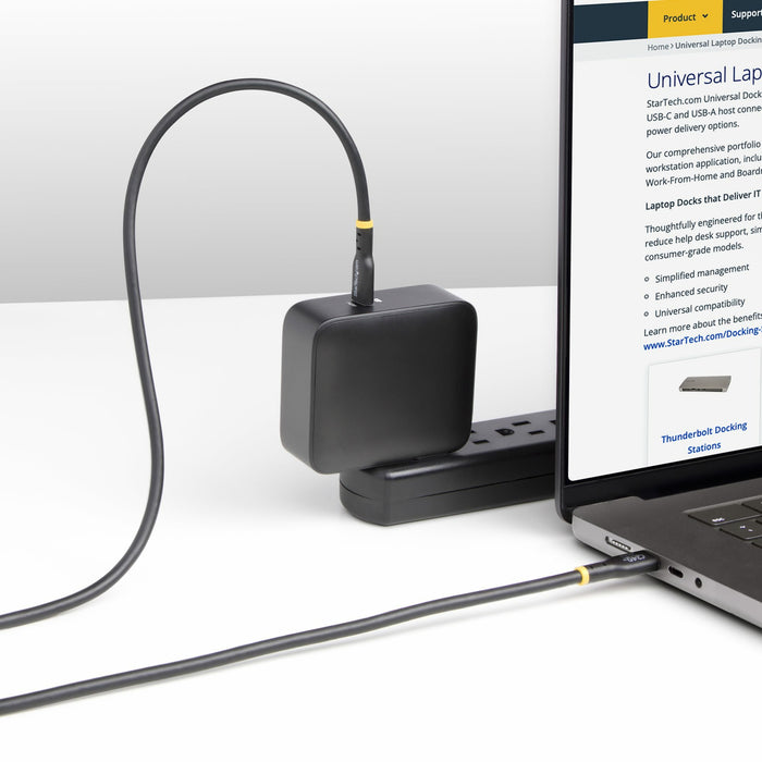 EAN 0065030909198 - StarTech.com USB2EPR4M cable USB USB 2.0 USB C Negro imagen 6