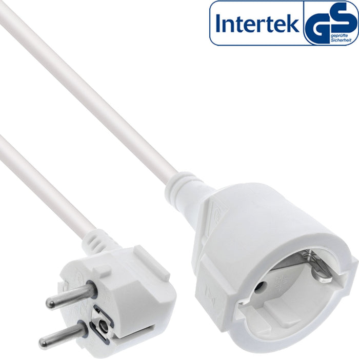 Inline® Power Cable De Extensión Angeld Type F White 2m