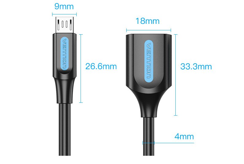 EAN 6922794749405 - Vention CCUBB cable USB USB 2.0 0,15 m Micro-USB B USB A imagen 3