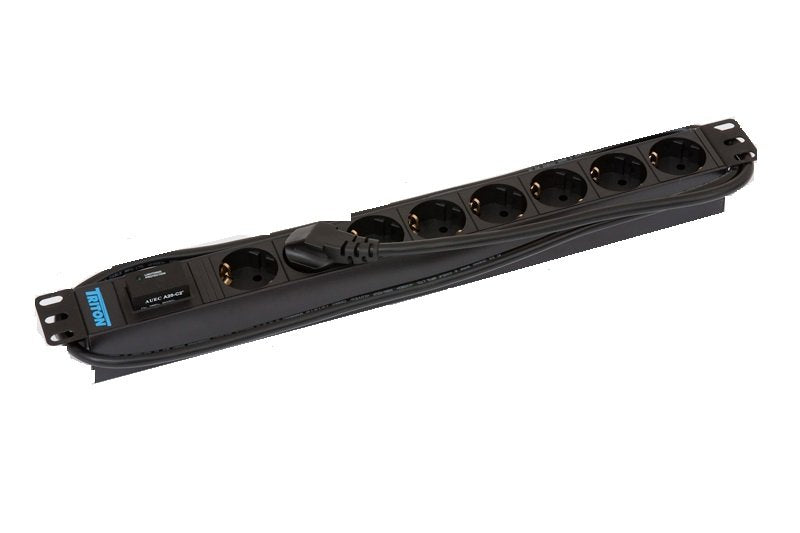 EAN 8595105051177 - Triton RAB-PD-X08-A1 limitador de tensión Negro 8 salidas AC 230 V 2 m imagen 1
