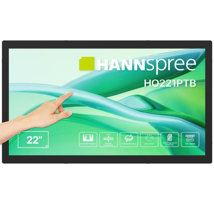 Monitor  Hannspree  21,45" Ho221ptb 16:9 M-Touch Vga+Hdmi+Usb
