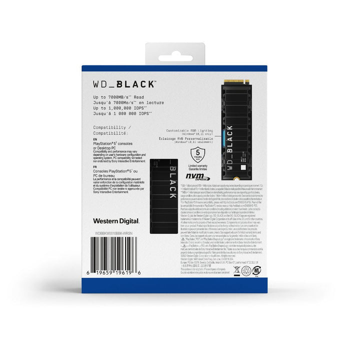Disco Ssd Sandisk Wd_black Sn850 M.2 1tb Pci Express Nvme
