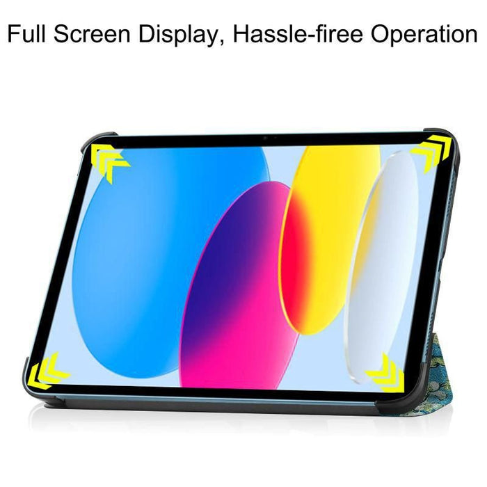 EAN 5715063027097 - CoreParts TABX-IP10-COVER11 funda para tablet 27,7 cm (10.9") Libro Azul, Verde, Blanco imagen 4
