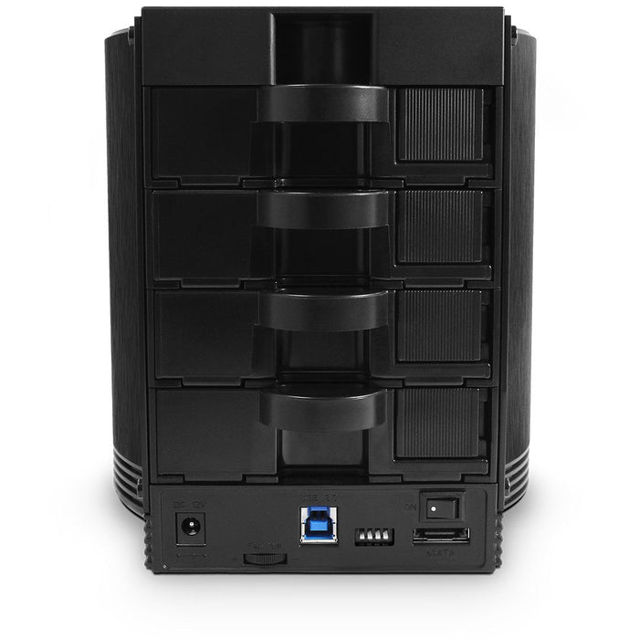 Fantec Sq-35ru3e Schwarz 4x3,5  Sata Raid Hdd