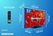 EAN 8698902063128 - Daewoo 55DM75QV Televisor 139,7 cm (55") 4K Ultra HD Smart TV Wifi Negro imagen 11