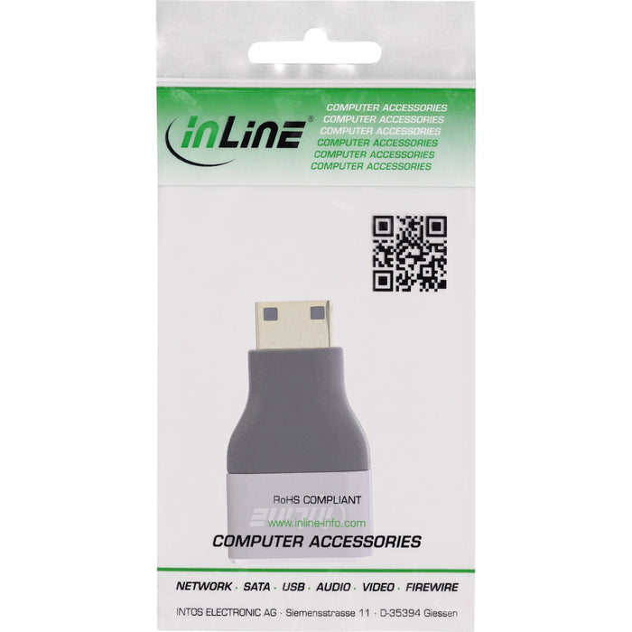 Inline® Hdmi Adapter, Hdmi A Hembra / Mini Hdmi C Male, 8k Uhd
