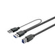 EAN 5715063196083 - Vivolink PROUSB3AB5C-DUAL cable USB imagen 1