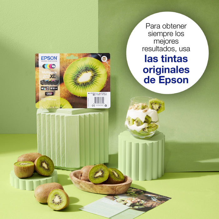 EAN 8715946646237 - Epson Kiwi 202 cartucho de tinta 1 pieza(s) Original Rendimiento estándar Cian imagen 3
