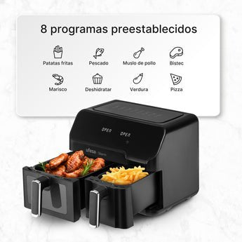 EAN 8422160055652 - Ufesa Storm Doble 9 L 1700 W Freidora de aire caliente Negro imagen 3
